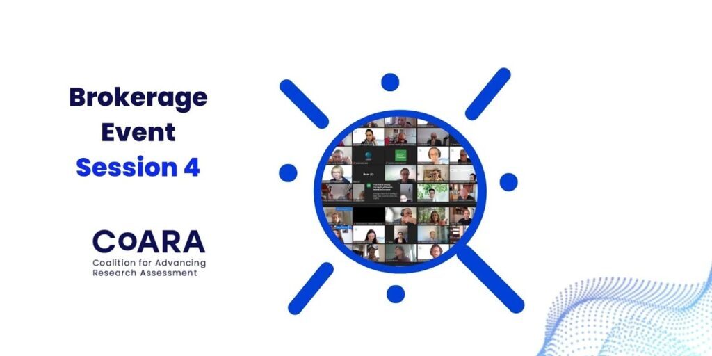 Session 4 CoARA Brokerage Event 5th May 2023